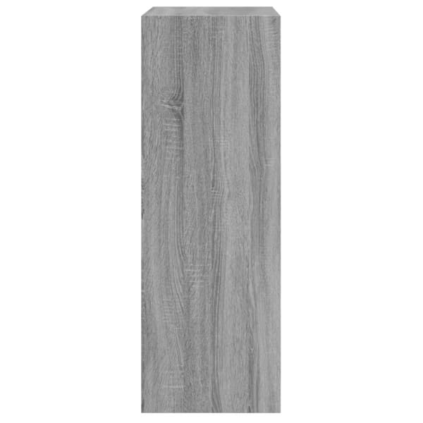 vidaXL Skoskap grå sonoma 60x34x96,5 cm konstruert tre