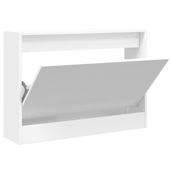 vidaXL skoreol 80x21x57 cm konstrueret træ hvid