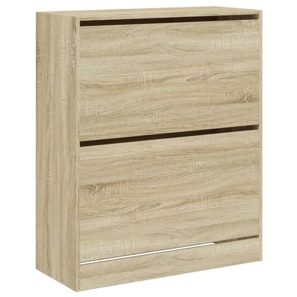 vidaXL skoreol 80x34x96,5 cm konstrueret træ sonoma-eg
