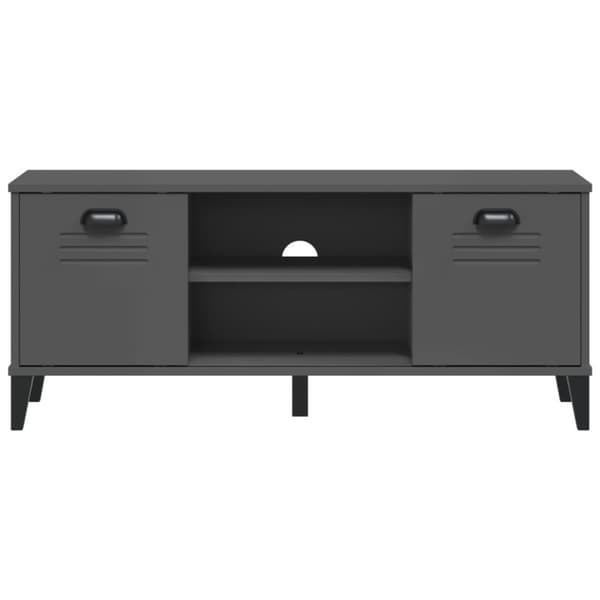 vidaXL Skobenk VIKEN antrasitt grå 106x35x45 cm konstruert tre