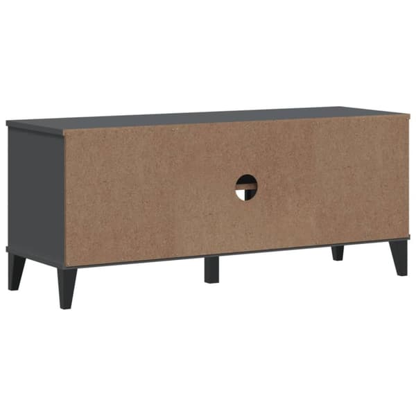 vidaXL Skobenk VIKEN antrasitt grå 106x35x45 cm konstruert tre