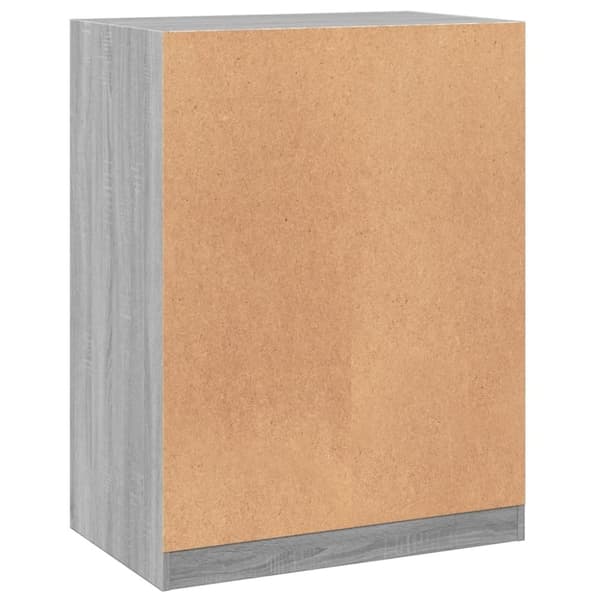 vidaXL Garderobe grå sonoma 77x48x102 cm konstruert tre