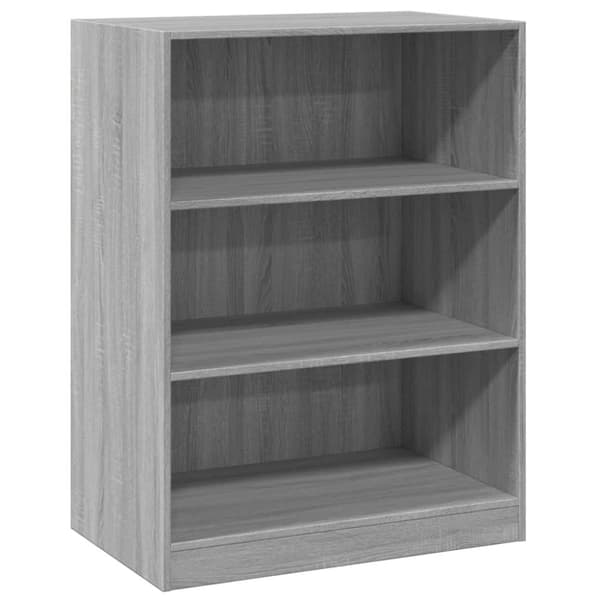 vidaXL tøjreol 77x48x102 cm konstrueret træ grå sonoma-eg