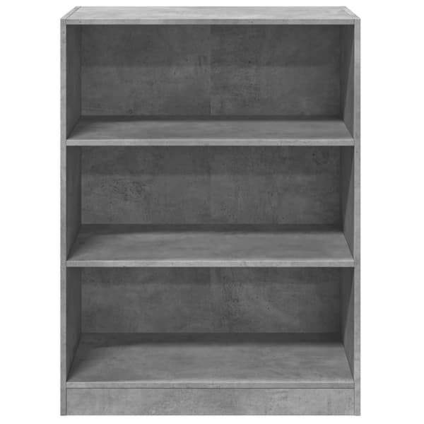 vidaXL Garderobe betonggrå 77x48x102 cm konstruert tre