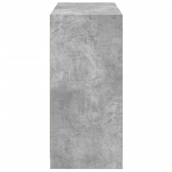 vidaXL Garderobe betonggrå 77x48x102 cm konstruert tre