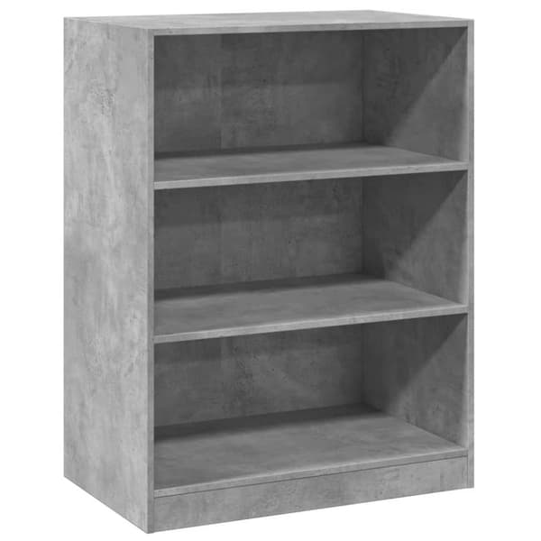 vidaXL Garderobe betonggrå 77x48x102 cm konstruert tre