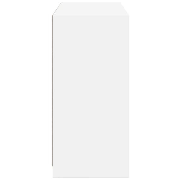 vidaXL Vaatekaappi valkoinen 77x48x102 cm lastulevy