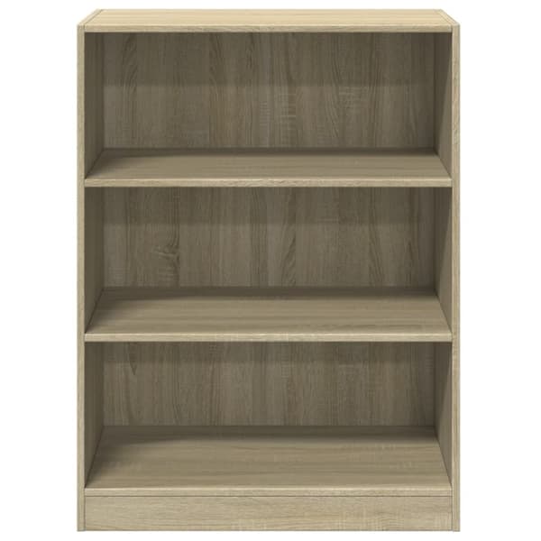vidaXL Garderob sonoma-ek 77x48x102 cm konstruerat trä