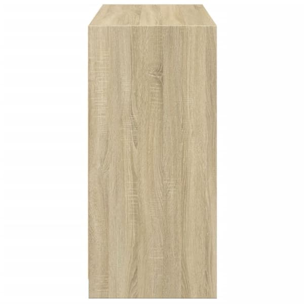 vidaXL Garderob sonoma-ek 77x48x102 cm konstruerat trä