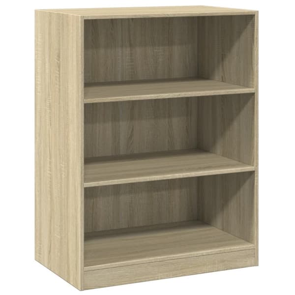 vidaXL Garderob sonoma-ek 77x48x102 cm konstruerat trä
