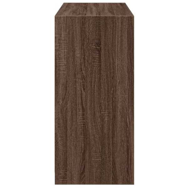 vidaXL tøjreol 77x48x102 cm konstrueret træ brun egetræsfarve