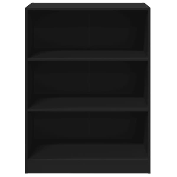 vidaXL Garderobe svart 77x48x102 cm konstruert tre