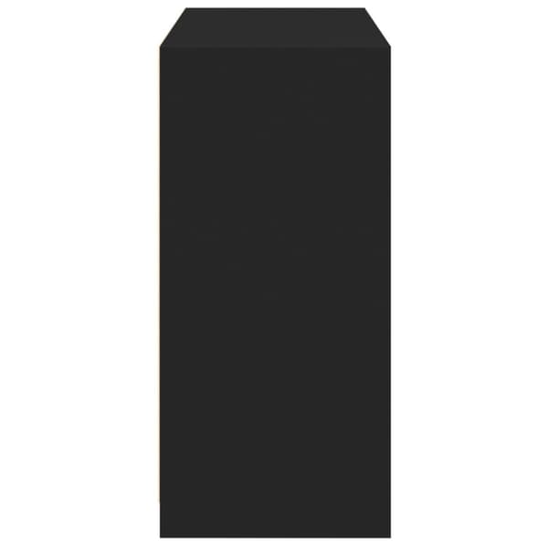 vidaXL Garderobe svart 77x48x102 cm konstruert tre