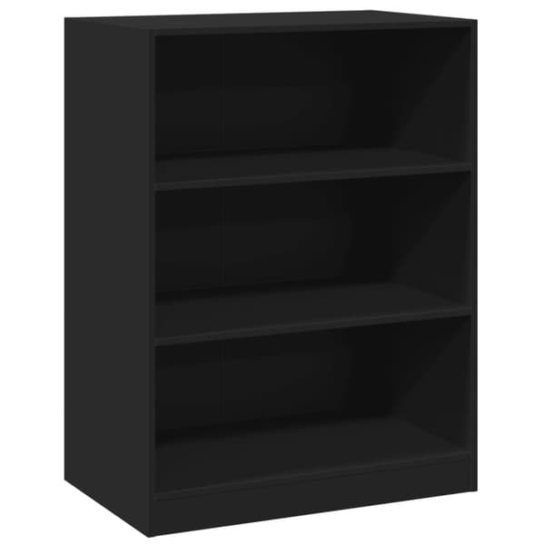vidaXL Garderobe svart 77x48x102 cm konstruert tre