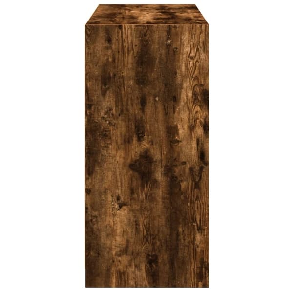 vidaXL tøjreol 77x48x102 cm konstrueret træ røget egetræsfarve