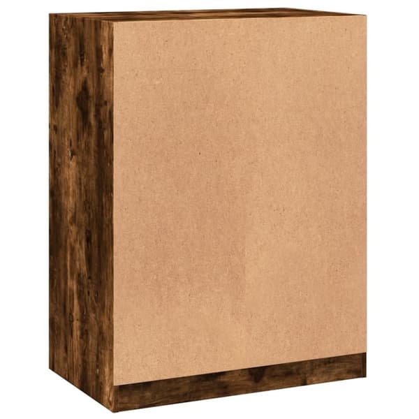 vidaXL tøjreol 77x48x102 cm konstrueret træ røget egetræsfarve