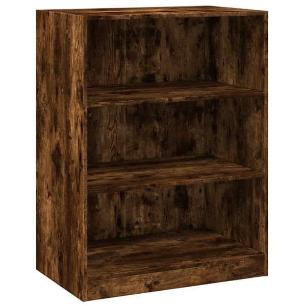vidaXL tøjreol 77x48x102 cm konstrueret træ røget egetræsfarve