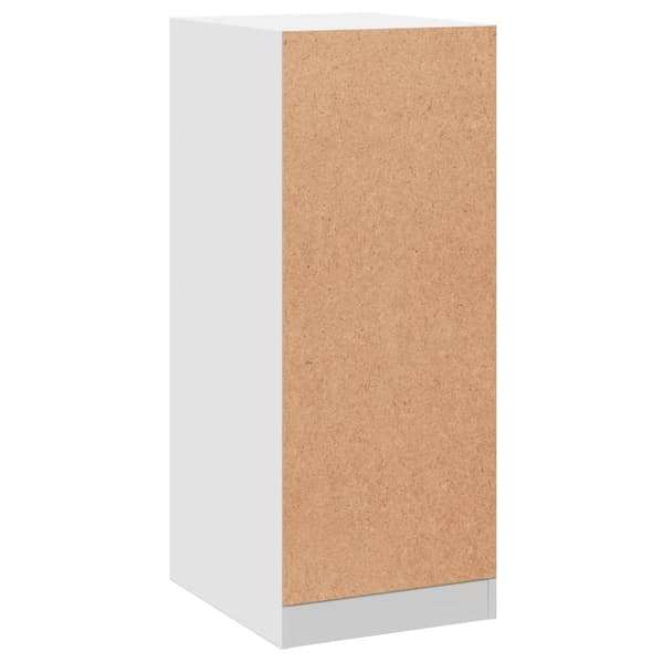 vidaXL tøjskab 48x41x102 cm konstrueret træ hvid