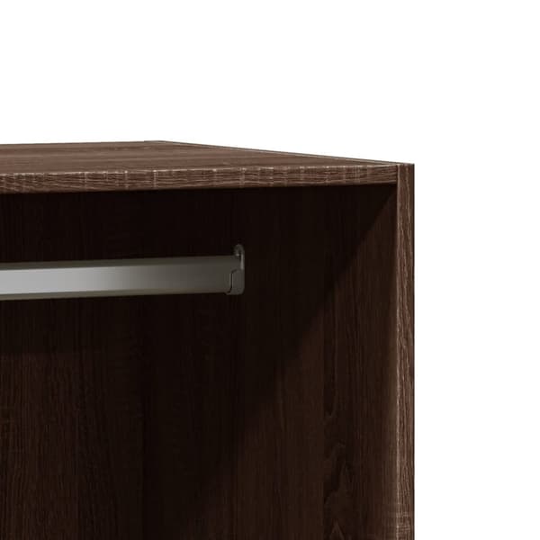 vidaXL Garderobe grå sonoma 48x41x102 cm konstruert tre