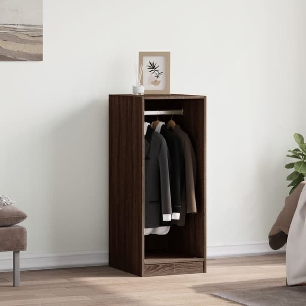 vidaXL Garderobe grå sonoma 48x41x102 cm konstruert tre