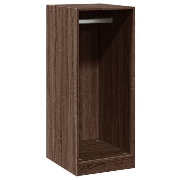 vidaXL Garderobe grå sonoma 48x41x102 cm konstruert tre