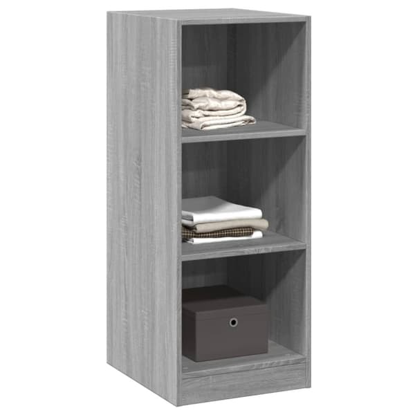 vidaXL tøjskab 48x41x102 cm konstrueret træ grå sonoma-eg