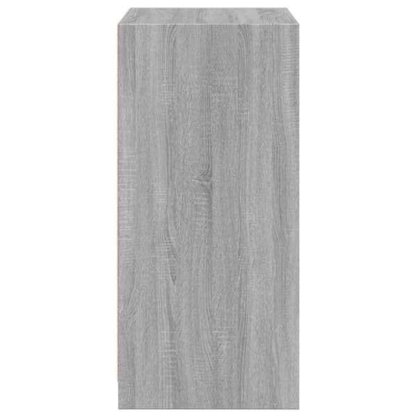 vidaXL tøjskab 48x41x102 cm konstrueret træ grå sonoma-eg