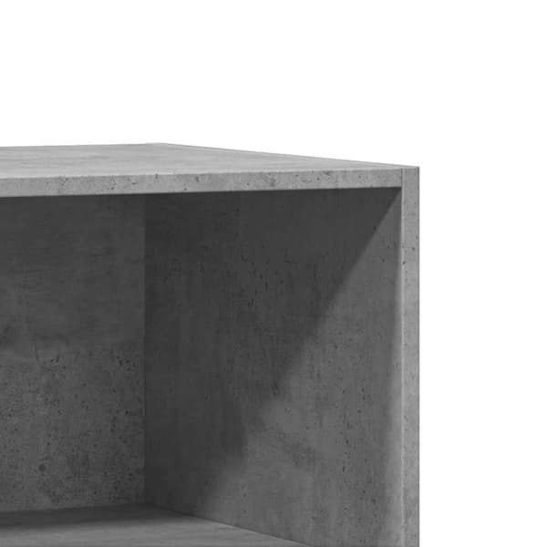 vidaXL tøjskab 48x41x102 cm konstrueret træ betongrå