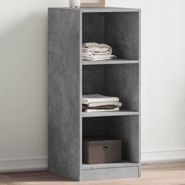 vidaXL tøjskab 48x41x102 cm konstrueret træ betongrå