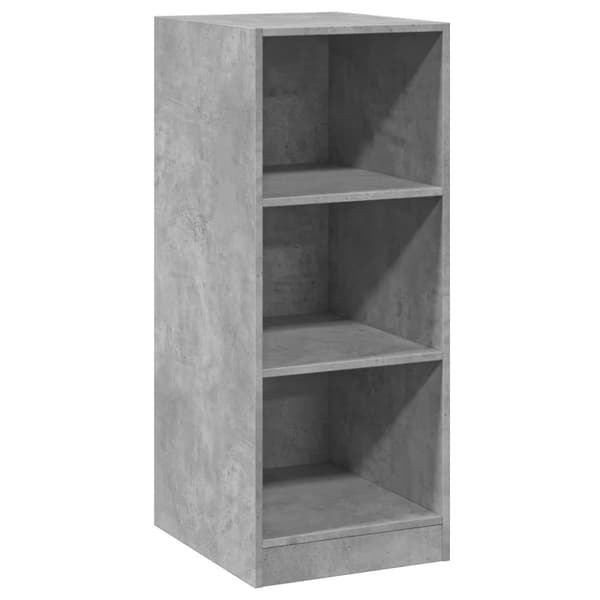 vidaXL tøjskab 48x41x102 cm konstrueret træ betongrå