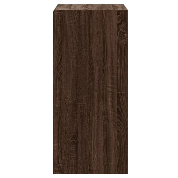 vidaXL tøjreol 77x48x102 cm konstrueret træ brun egetræsfarve