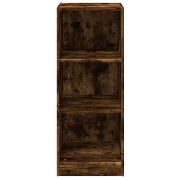 vidaXL Garderobe røkt eik 48x41x102 cm konstruert tre