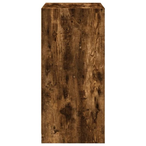 vidaXL Garderobe røkt eik 48x41x102 cm konstruert tre
