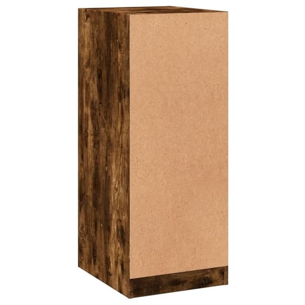 vidaXL Garderobe røkt eik 48x41x102 cm konstruert tre