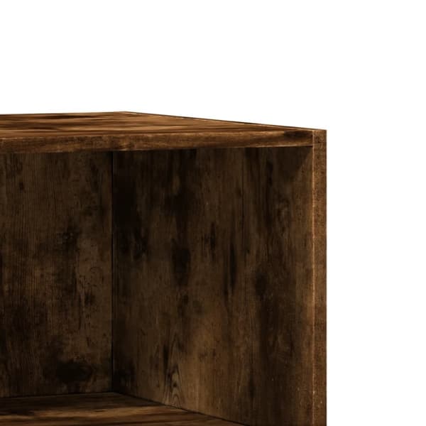 vidaXL Garderobe røkt eik 48x41x102 cm konstruert tre