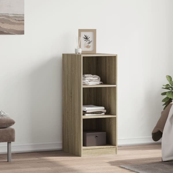 vidaXL Garderobe sonoma eik 48x41x102 cm konstruert tre
