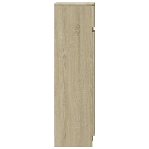 vidaXL Skoskåp sonoma-ek 100,5x28x100 cm konstruerat trä