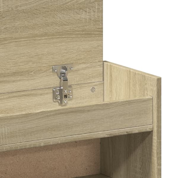 vidaXL Skoskåp sonoma-ek 100,5x28x100 cm konstruerat trä