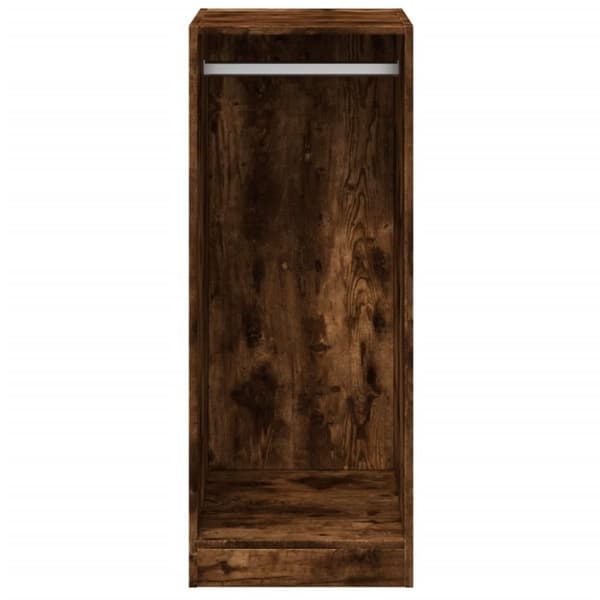 vidaXL Garderobe røkt eik 48x41x102 cm konstruert tre