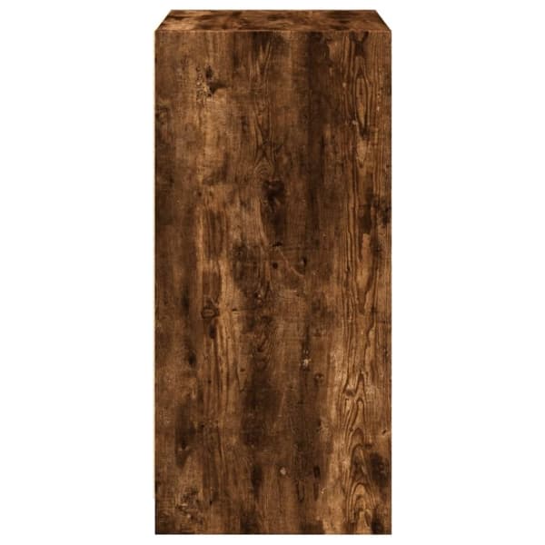 vidaXL Garderobe røkt eik 48x41x102 cm konstruert tre