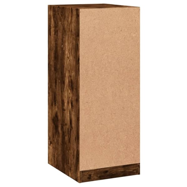 vidaXL Garderobe røkt eik 48x41x102 cm konstruert tre