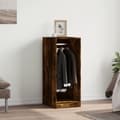 Miniatyrbilde 2 av 11: vidaXL Garderobe røkt eik 48x41x102 cm konstruert tre