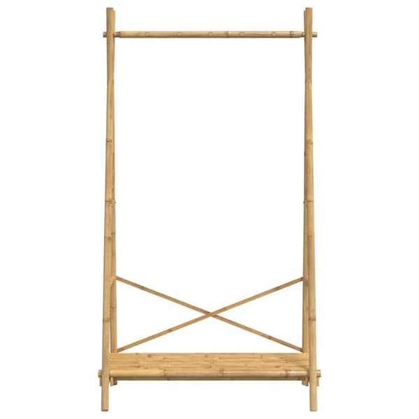 vidaXL Vaateteline hyllyllä 102x50x190 cm bambu