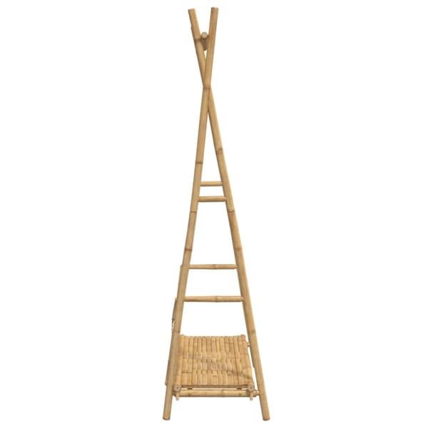 vidaXL Vaateteline hyllyllä 102x50x190 cm bambu