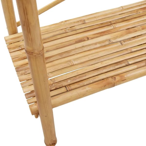 vidaXL Vaateteline hyllyllä 102x50x190 cm bambu