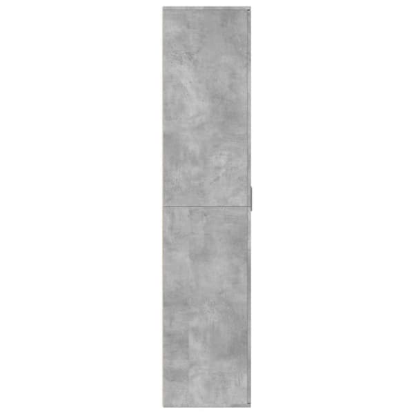 vidaXL skoskab 80x39x178 cm konstrueret træ betongrå