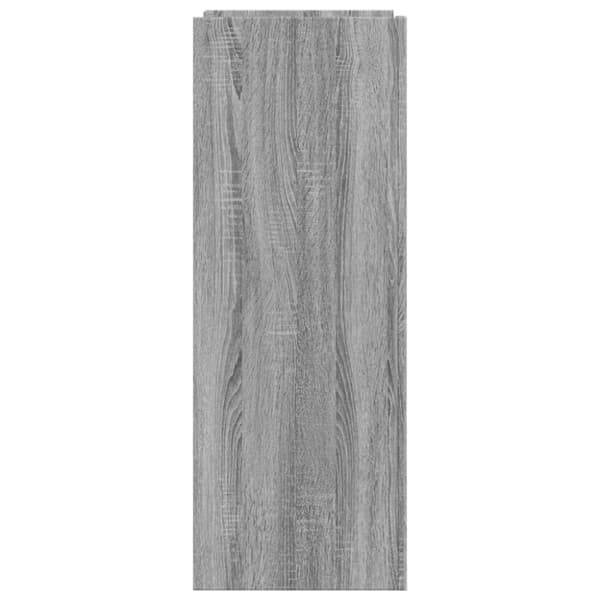 vidaXL skoskab 74,5x37,5x100 cm konstrueret træ grå sonoma-eg