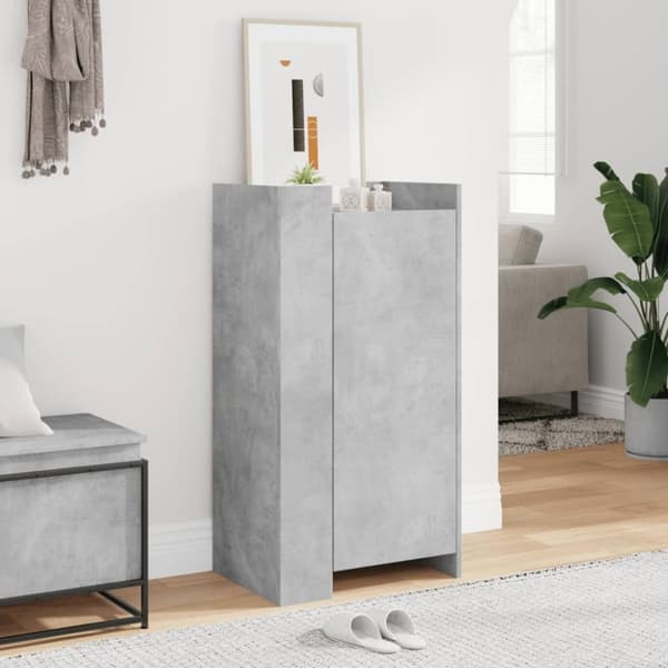 vidaXL skoreol 52x37,5x100 cm konstrueret træ betongrå