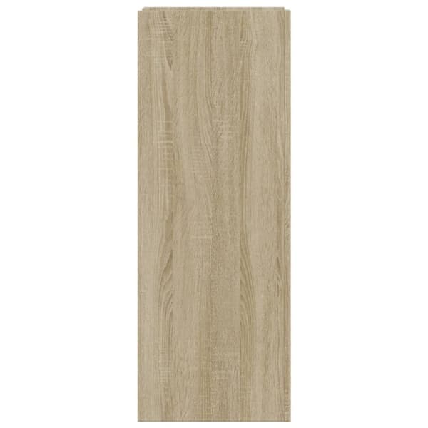 vidaXL Skohylle sonoma eik 52x37,5x100 cm konstruert tre