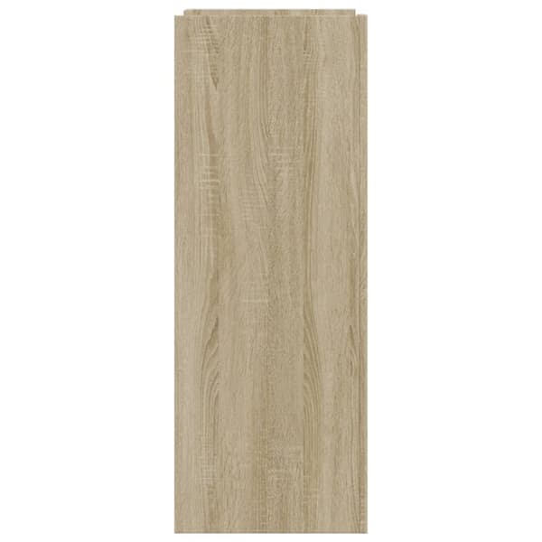 vidaXL skoreol 74,5x37,5x100 cm konstrueret træ sonoma-eg